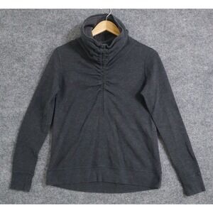 Lululemon Shirt Women 6 Gray In a Cinch Long Sleeve Athleisure Yoga Training Run